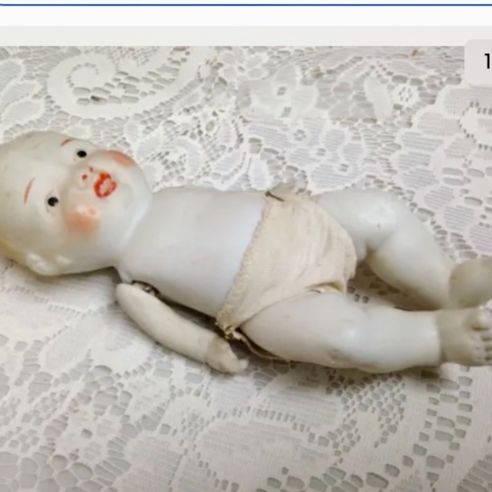 Antique, 7in Bisque, Baby Doll